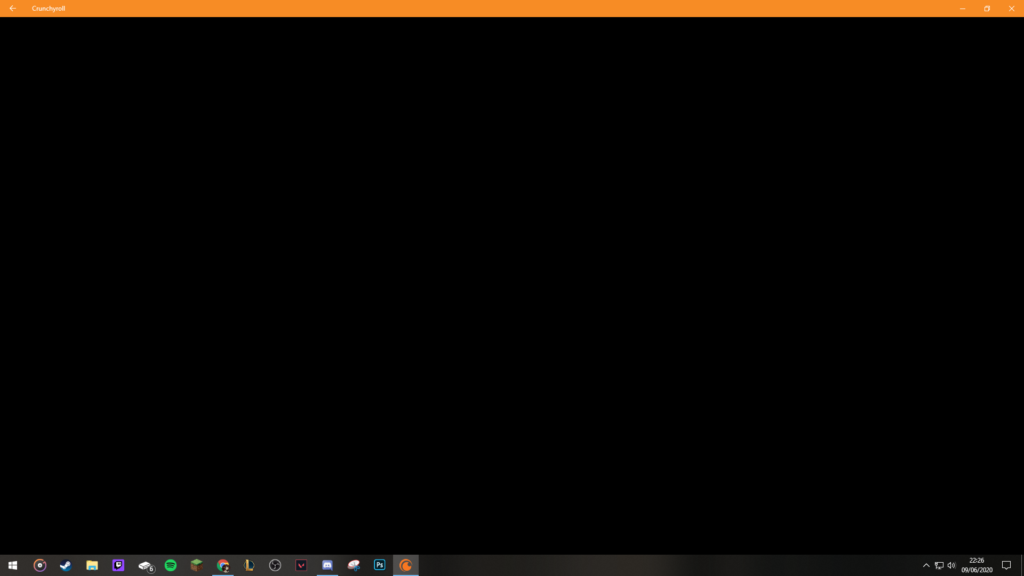 Crunchyroll Black Screen on Chrome